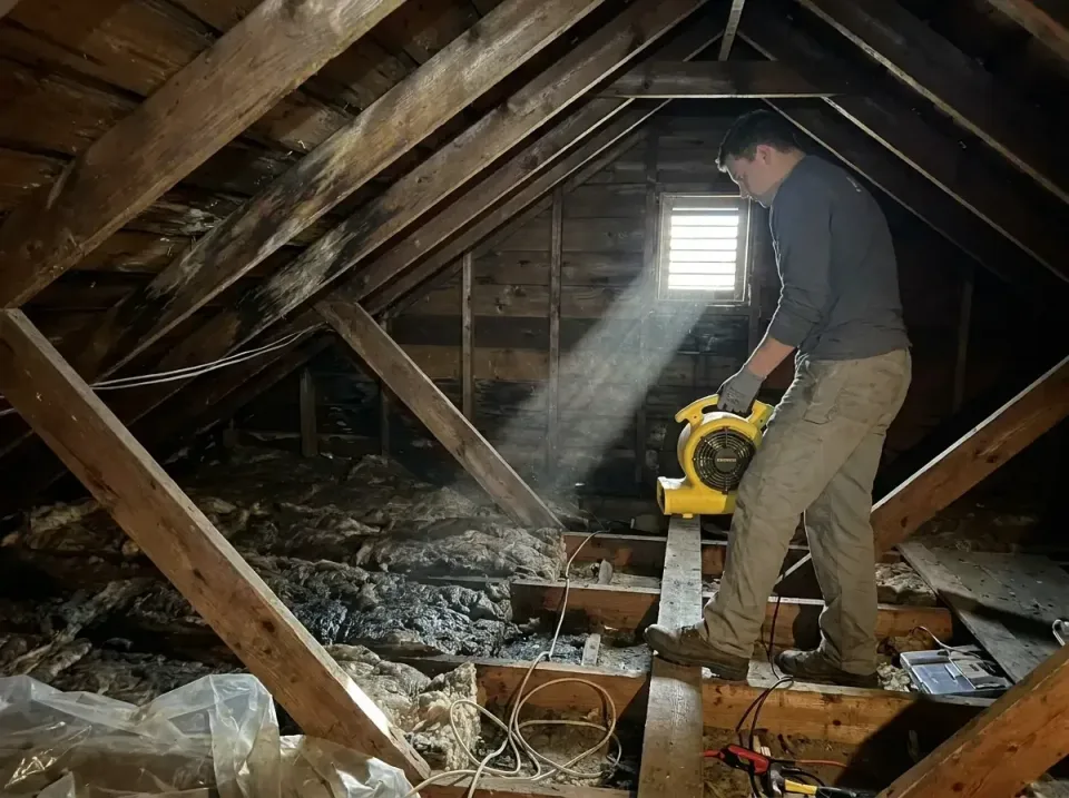 attic-water-damage-drying-proc-007 — frequently asked questions, Emergency Water Extraction & 24/7 Flood Response in Floriss…